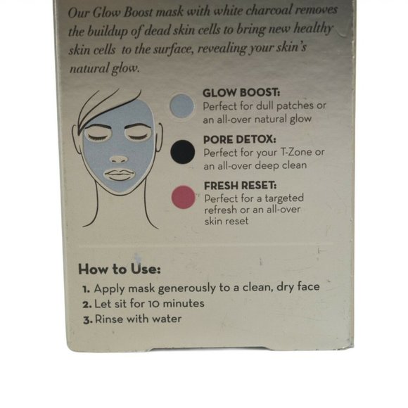 New 2 Olay Glow Boost White Charcoal Facial Mask - Picture 6 of 6